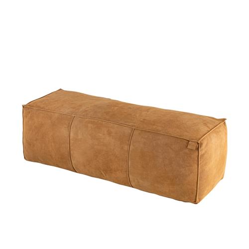 Marieke Camel ottoman 120x40