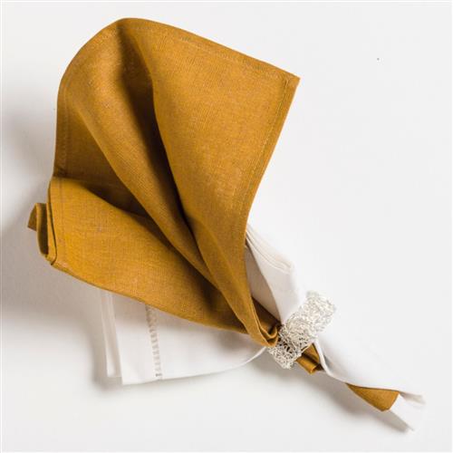 Servetten S/6 Phills Camel (okergeel) 48x48