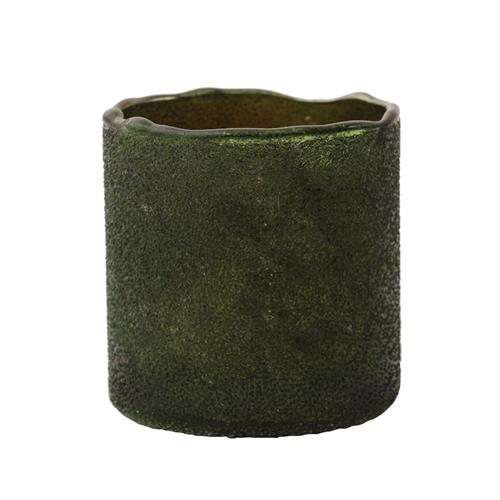 PTMD Waxinehouder Flix groen glitter small