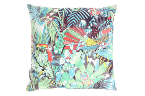 Osborne & Little decorative cushion Jungle Beat Green/Blue