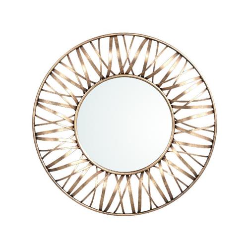 PMTD Spiegel Eresa Rond metaal Goud D60x4,5cm