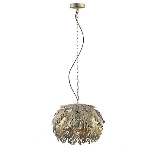 Hanging lamp Carlyn Antique Coral gold