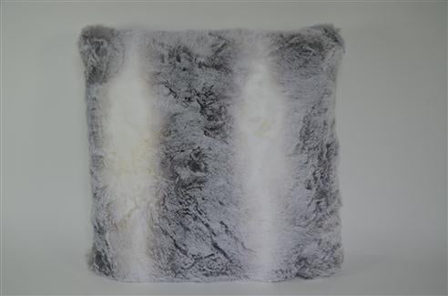 Etro sierkussen bont grijs/wit
