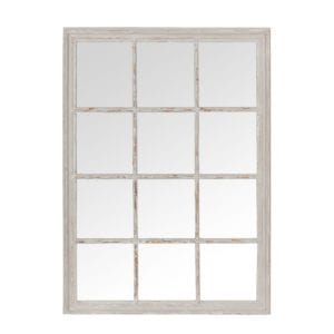 Côté Table Spiegel Jardin rechthoekig geruit antiek grijs