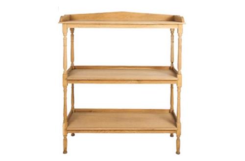 Sidetable Givry Oak Weathered with Three Floors 110x108