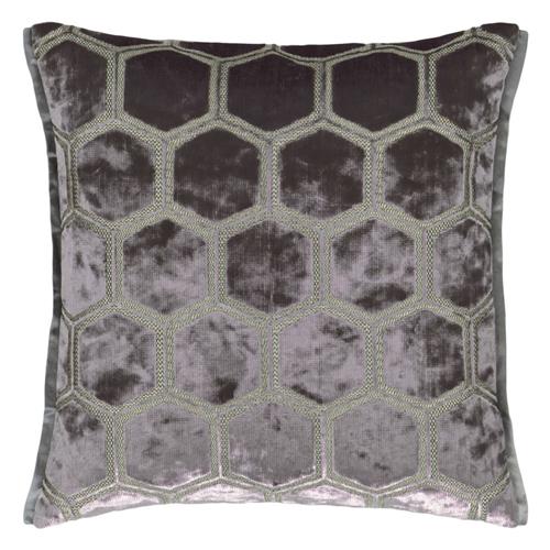 Designers Guild Sierkussen Manipur Espresso Honingraat