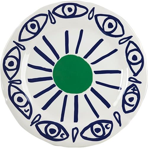 Gien Ontbijtbord L'Archipel Sentimental Oeil 23,2 cm