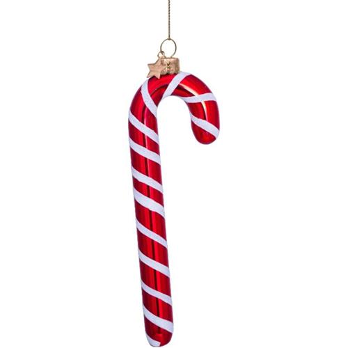 Christmas pendant Candy Cane red/white 14cm