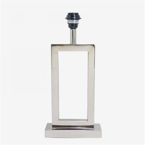Lamp base U in silver H:50