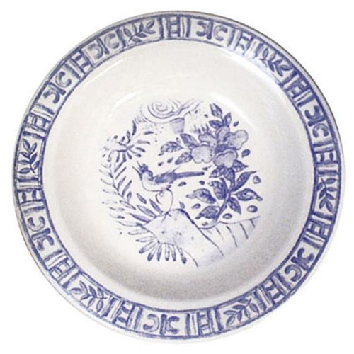 Gien Oiseau Bleu deep round bowl