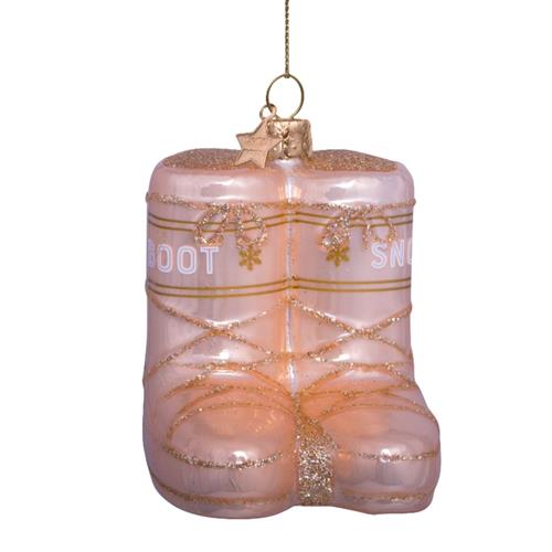 Kersthanger Snowboots Champagne H7,5cm