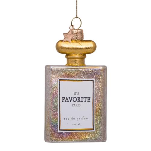 Kersthanger Parfumfles 10cm