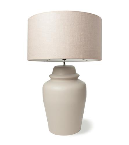 Lamp base Echelles Chepren Lilac with shade