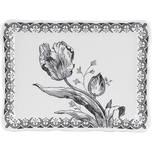 Butter dish Tulipes Noires