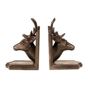 Côté Table Bookend Chasserie Deer Brown