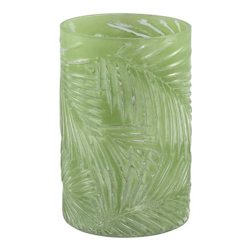 PTMD Waxinehouder green leaves large