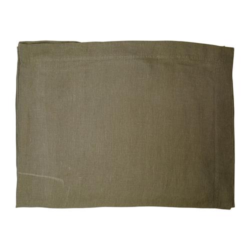 TABLE CLOTH GREEN LINEN 170X170