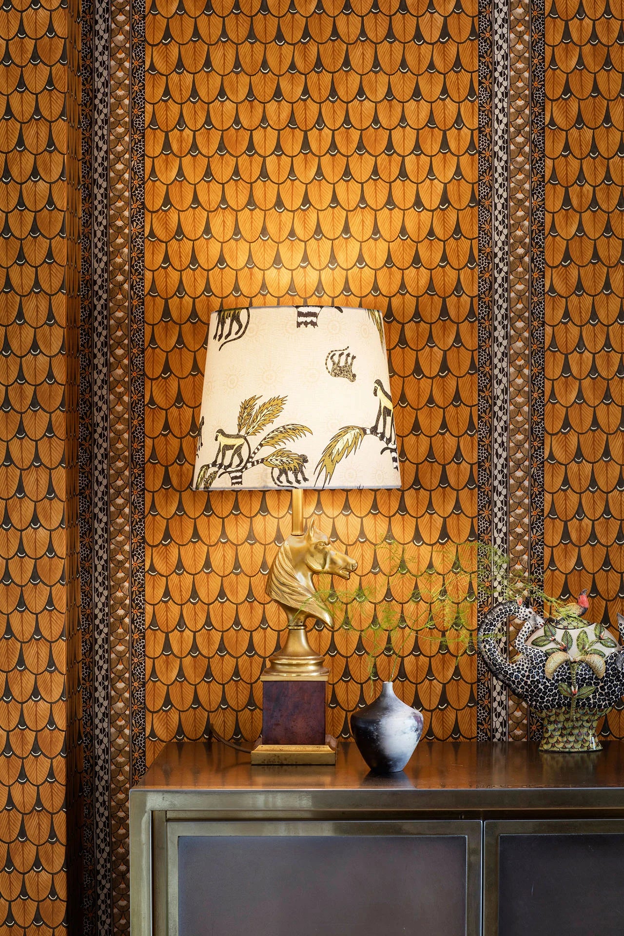 Cole & Son Ardmore Border, Ginger