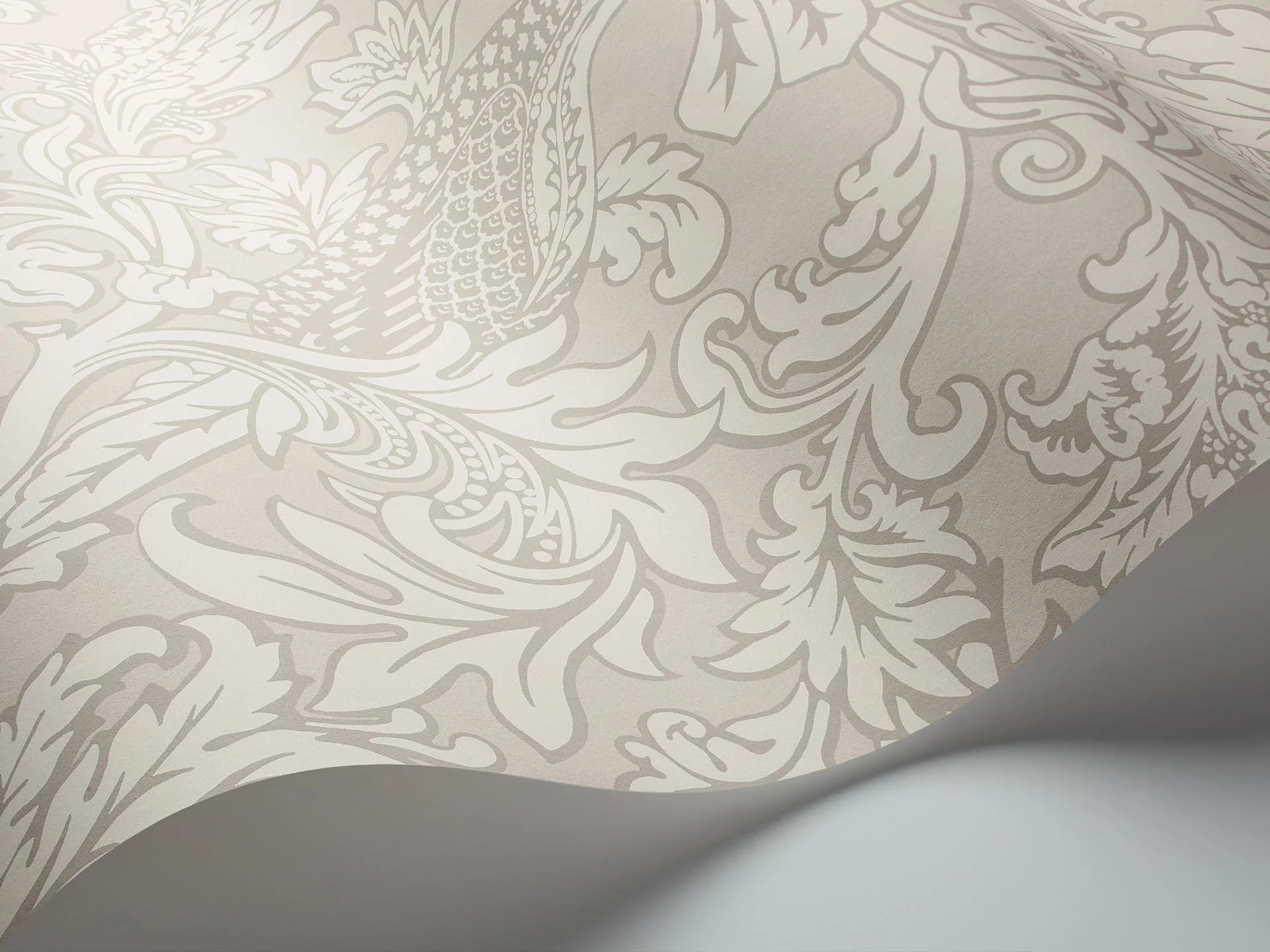 Cole & Son Mariinsky Damask Balabina, Parchment on Stone