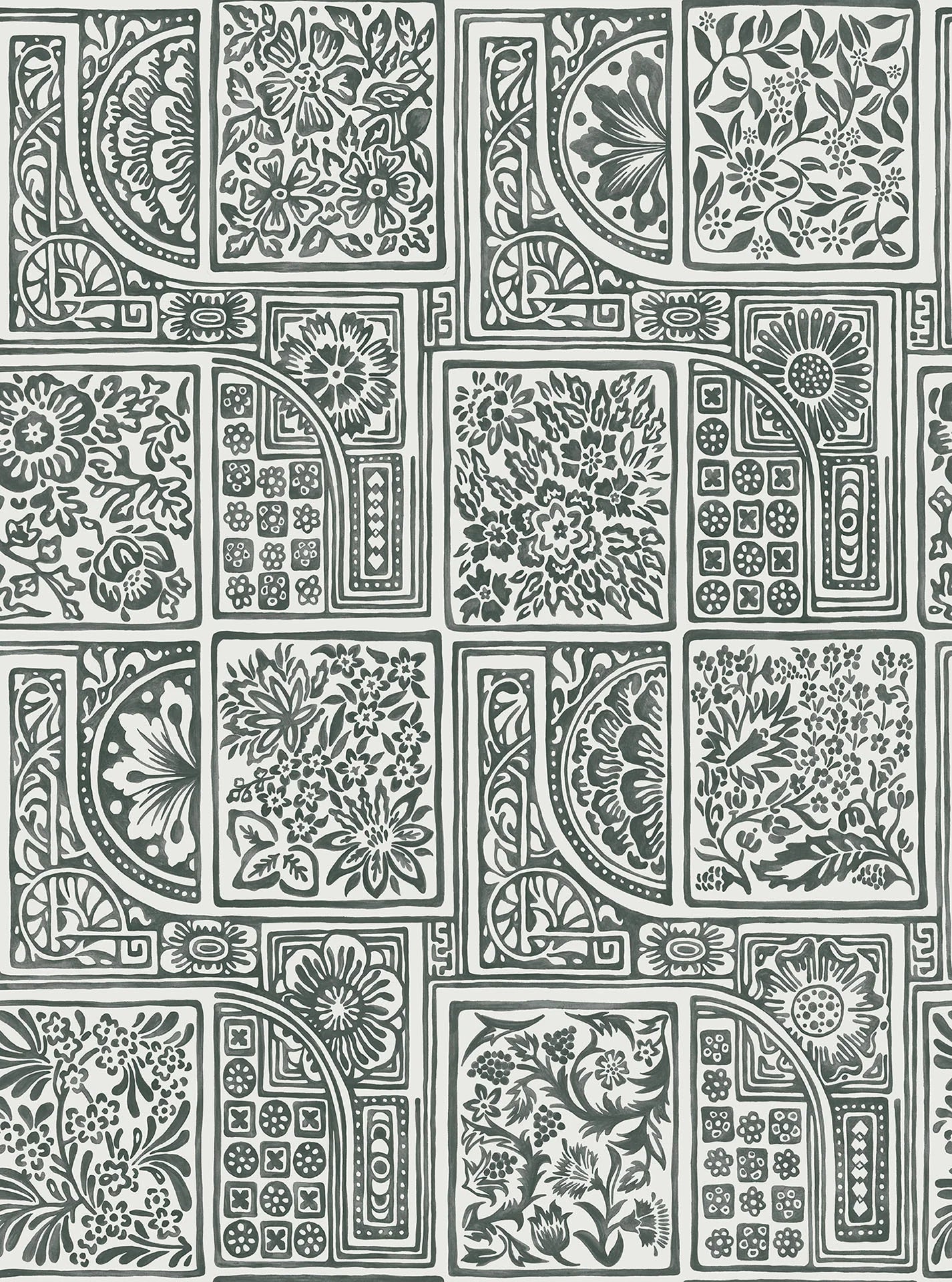 Cole & Son Mariinsky Damak Bellini, Soot & Snow
