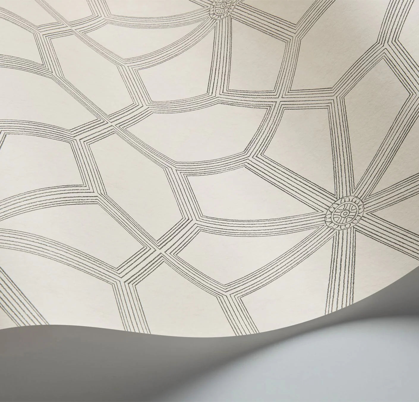 Cole & Son Historic Royal Palaces Wolsey Stars, Soot on Snow