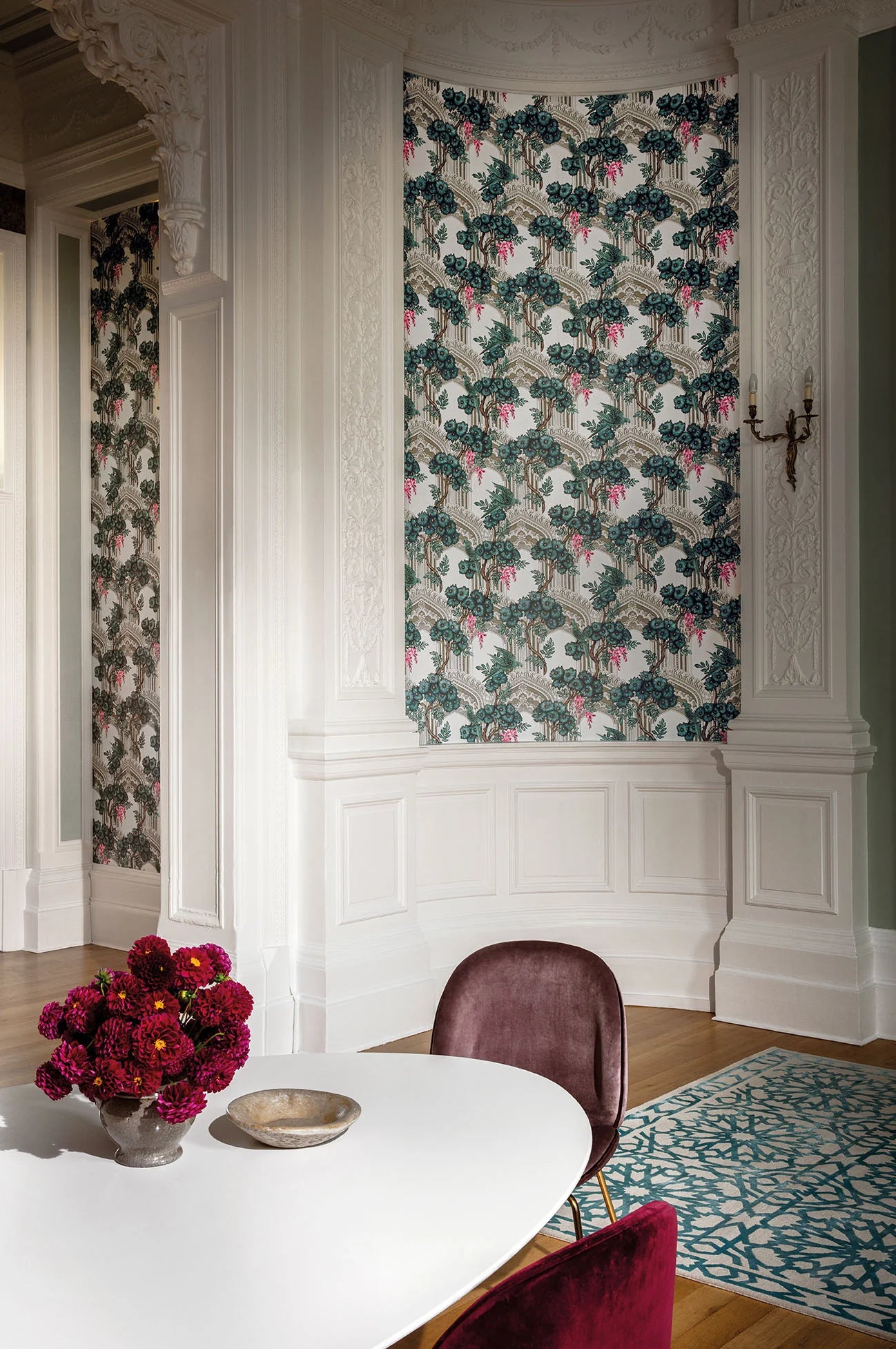Cole & Son Martyn Lawrence Bullard, Babylon, Teal & Pink