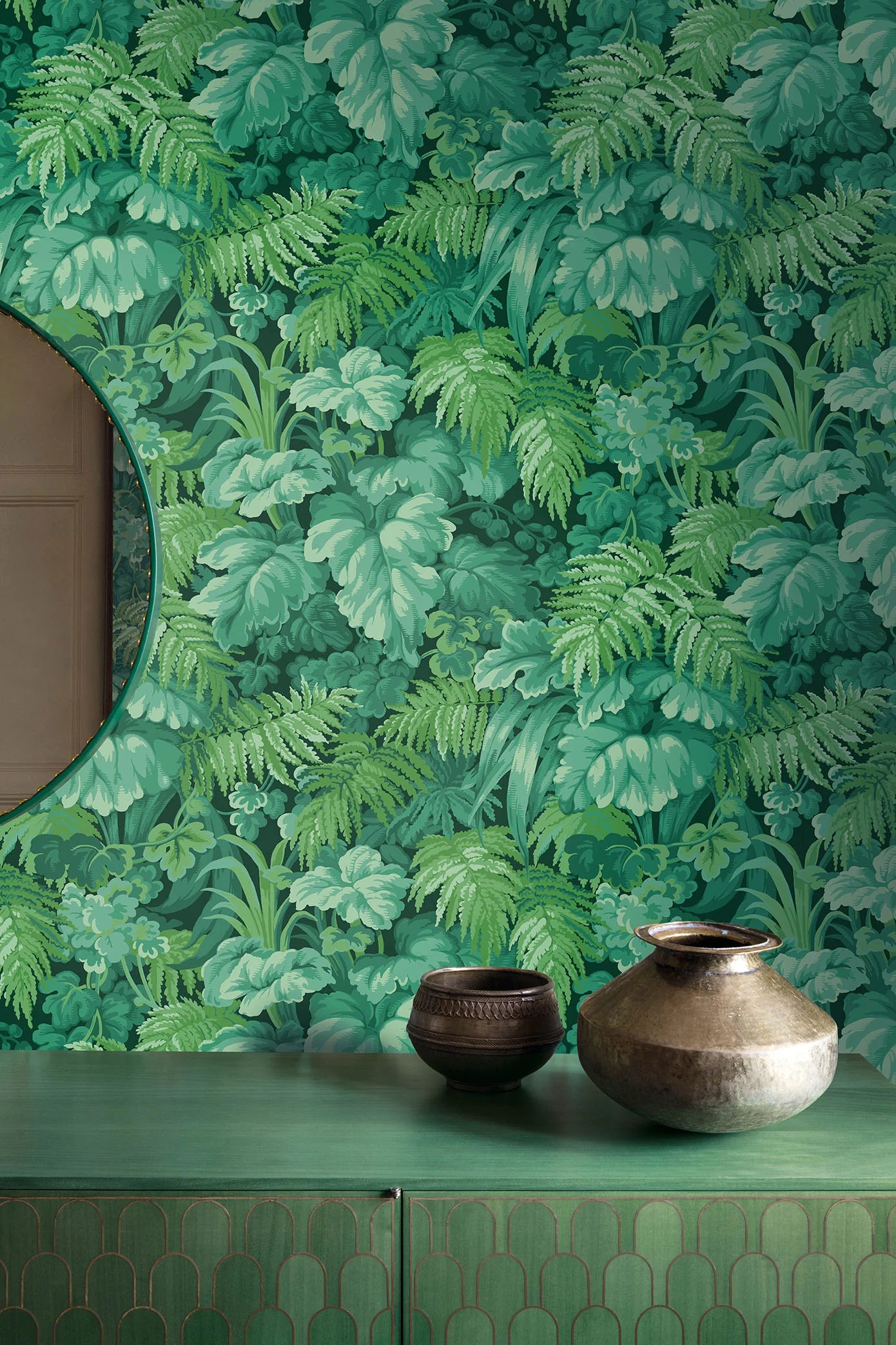 Cole & Son Martyn Lawrence Bullard, Royal Fernery, Forest Green