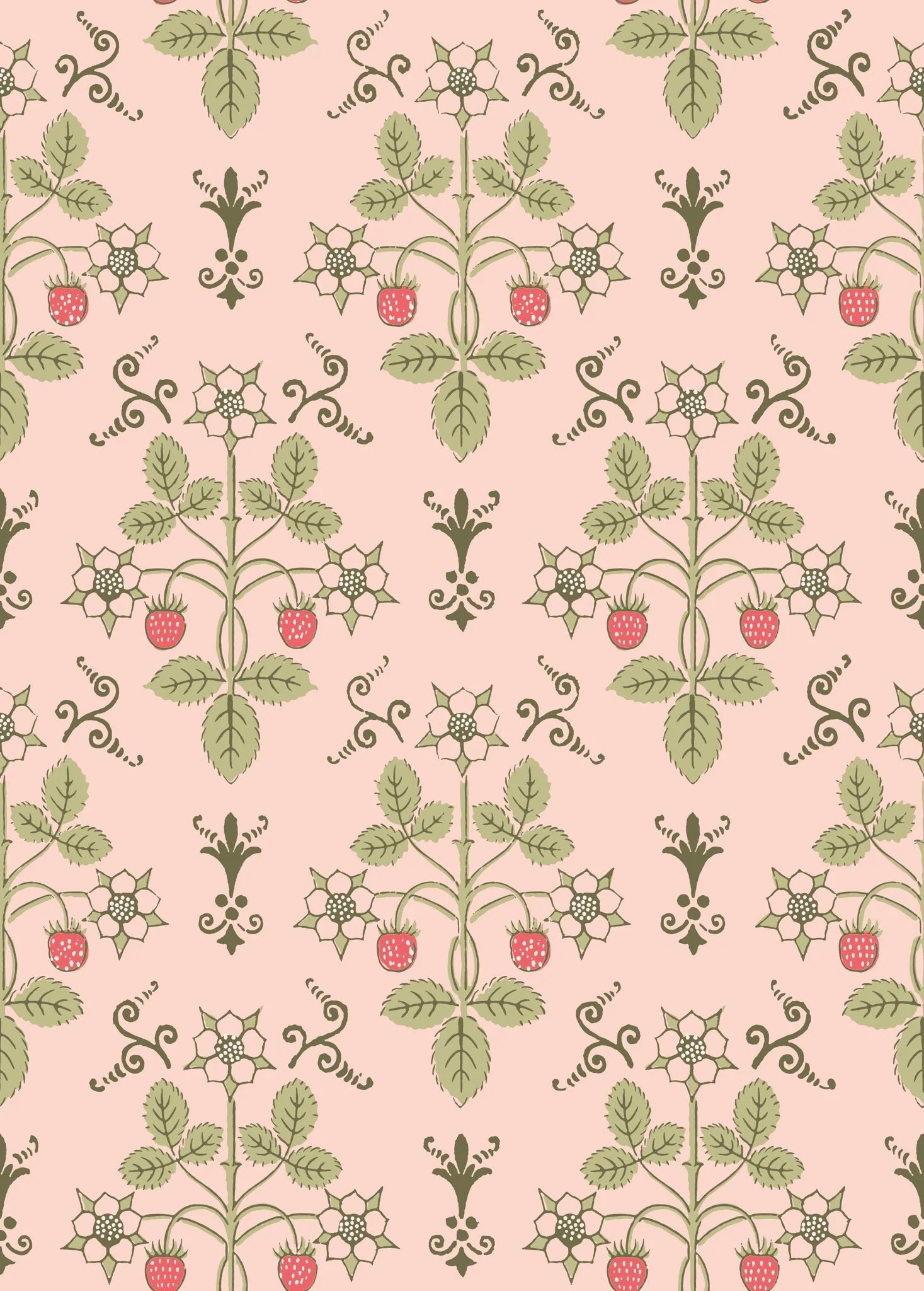 Cole & Son, Classics Vol I, Strawberry, Chelsea Pink