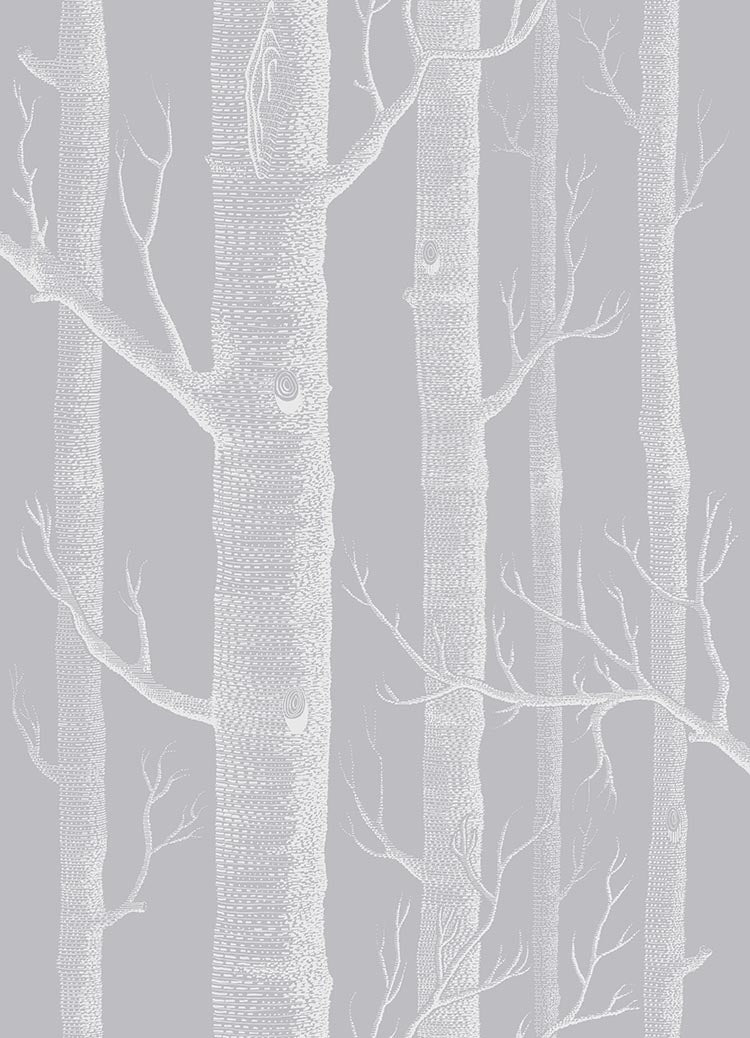 Cole & Son Icons Woods, Grey & White