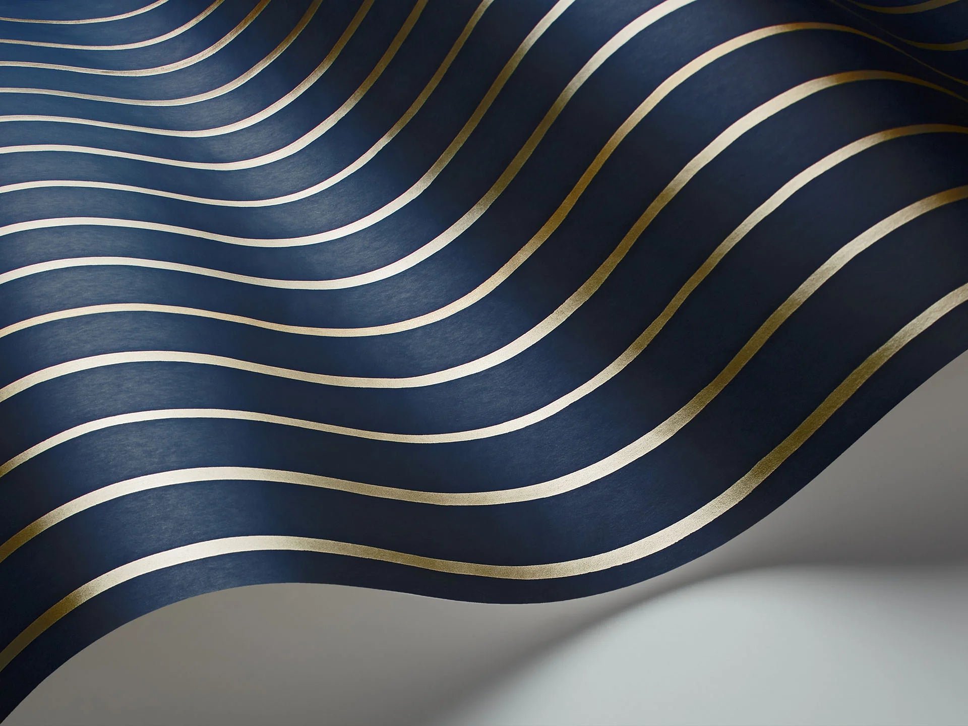 Cole & Son Marquee Stripes College Stripe, Ink