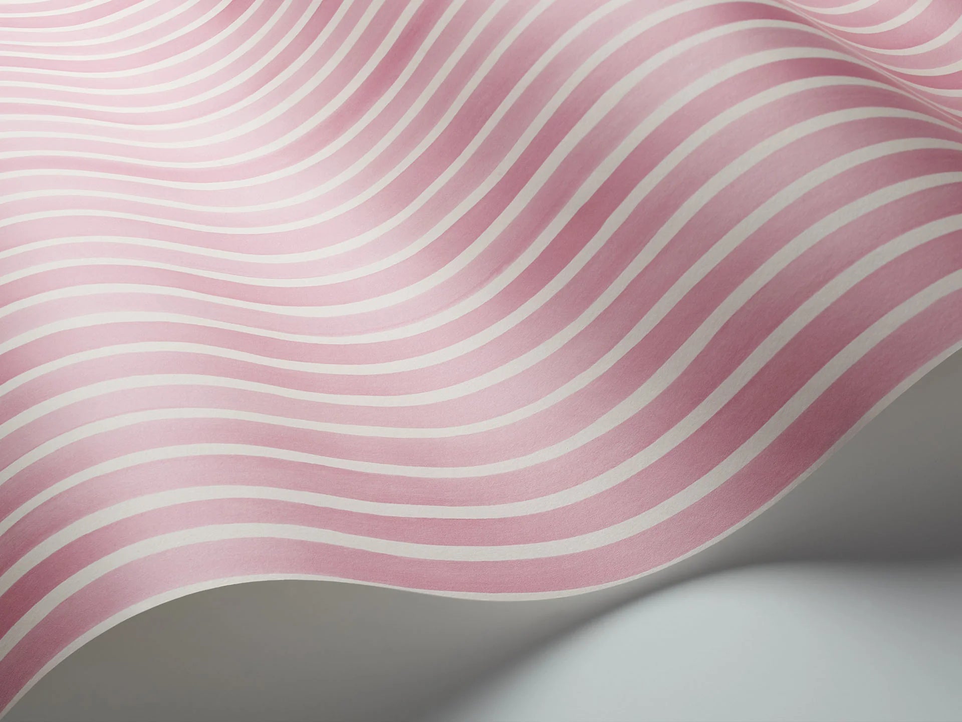 Cole & Son Marquee Stripes Croquet Stripe, Soft Fuschia
