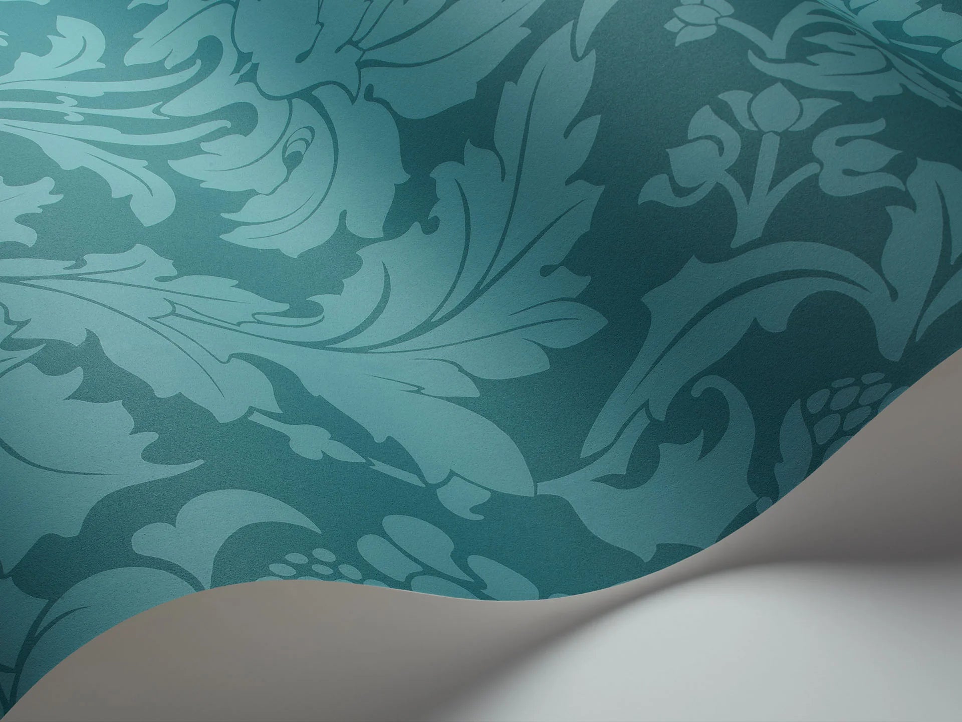 Cole & Son Mariinsky Damask Fonteyn, Petrol