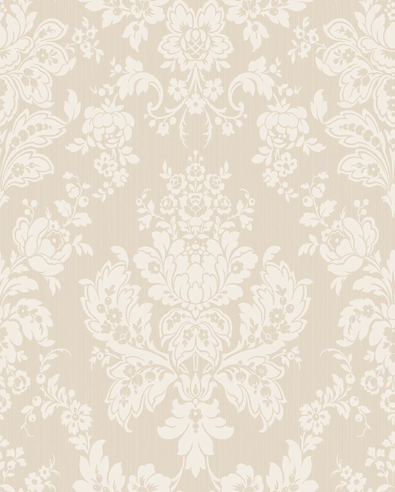 Cole & Son Mariinsky Damask Giselle, Pearl Stone