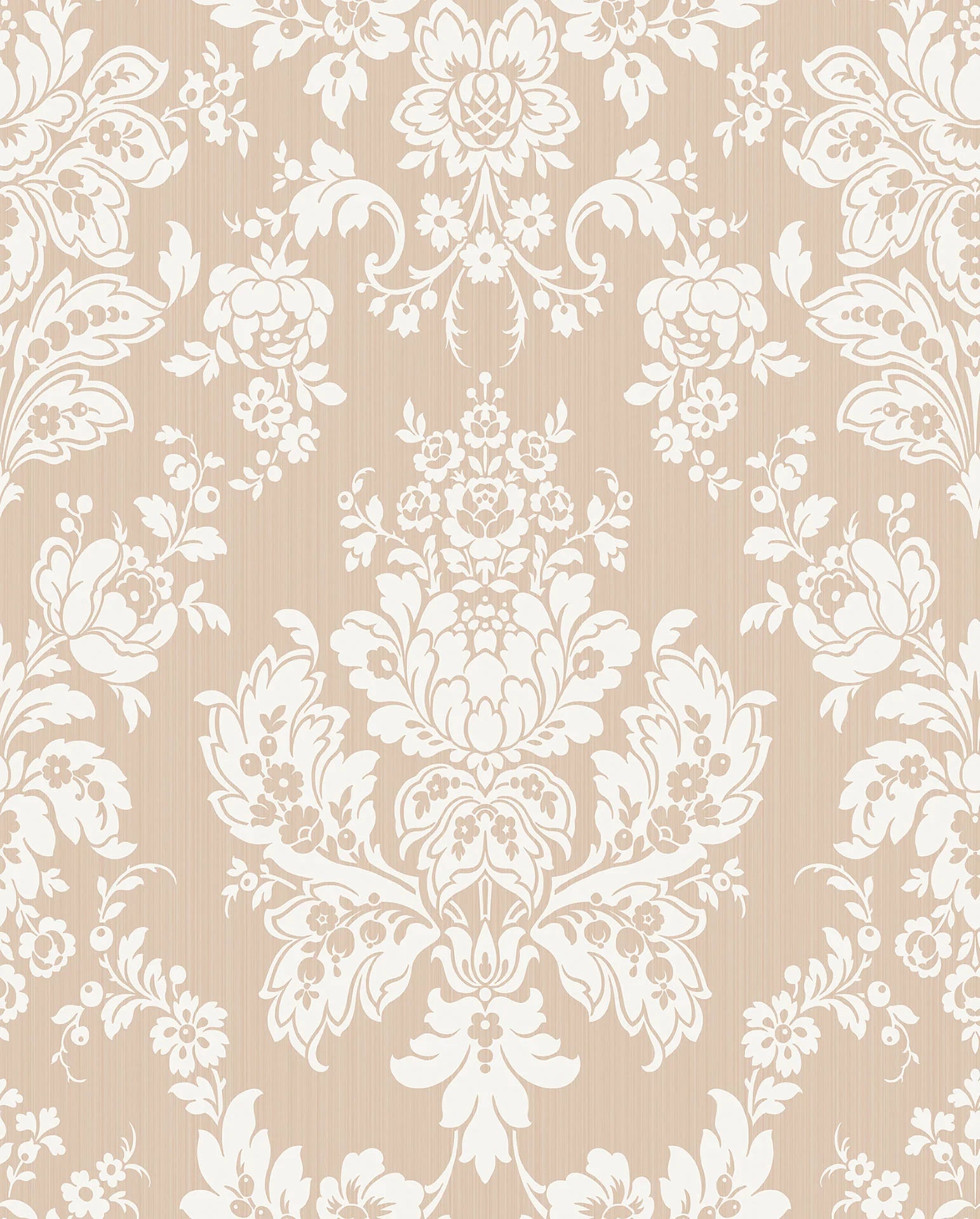Cole & Son Mariinsky Damask Giselle, Mica Plaster Pink