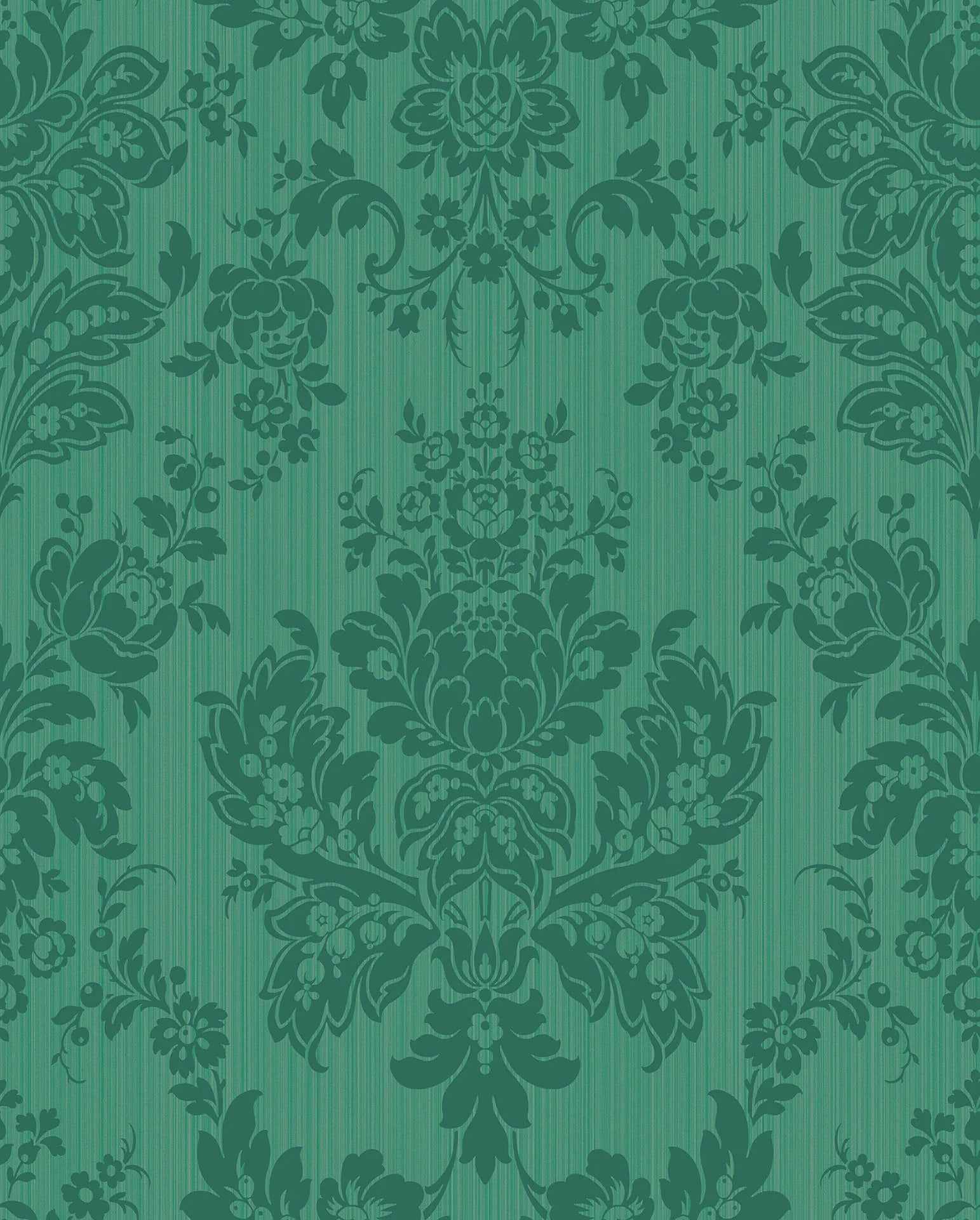 Cole & Son Mariinsky Damask Giselle, Mica Viridian