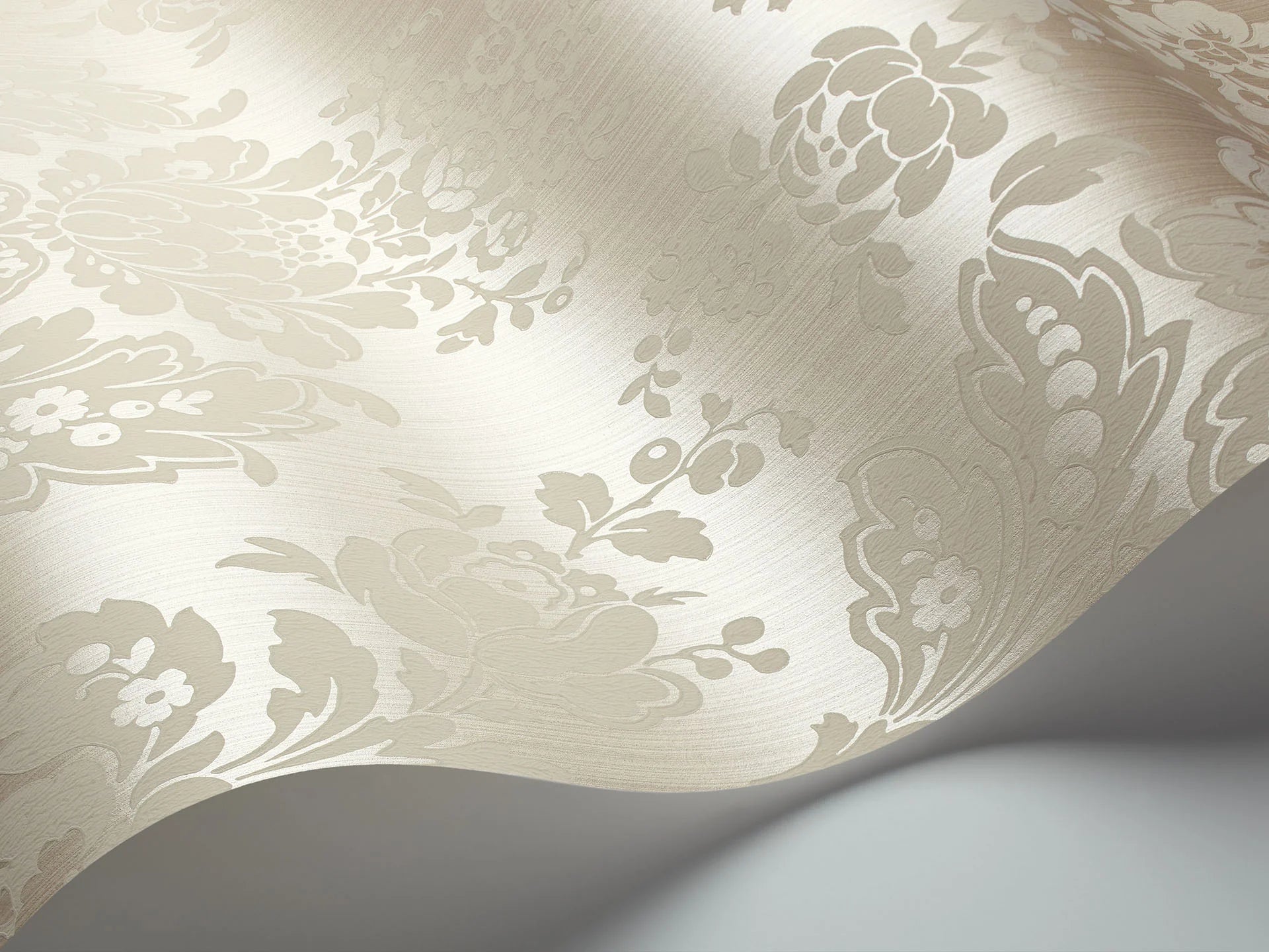 Cole & Son Mariinsky Damask Giselle, Pearl Stone
