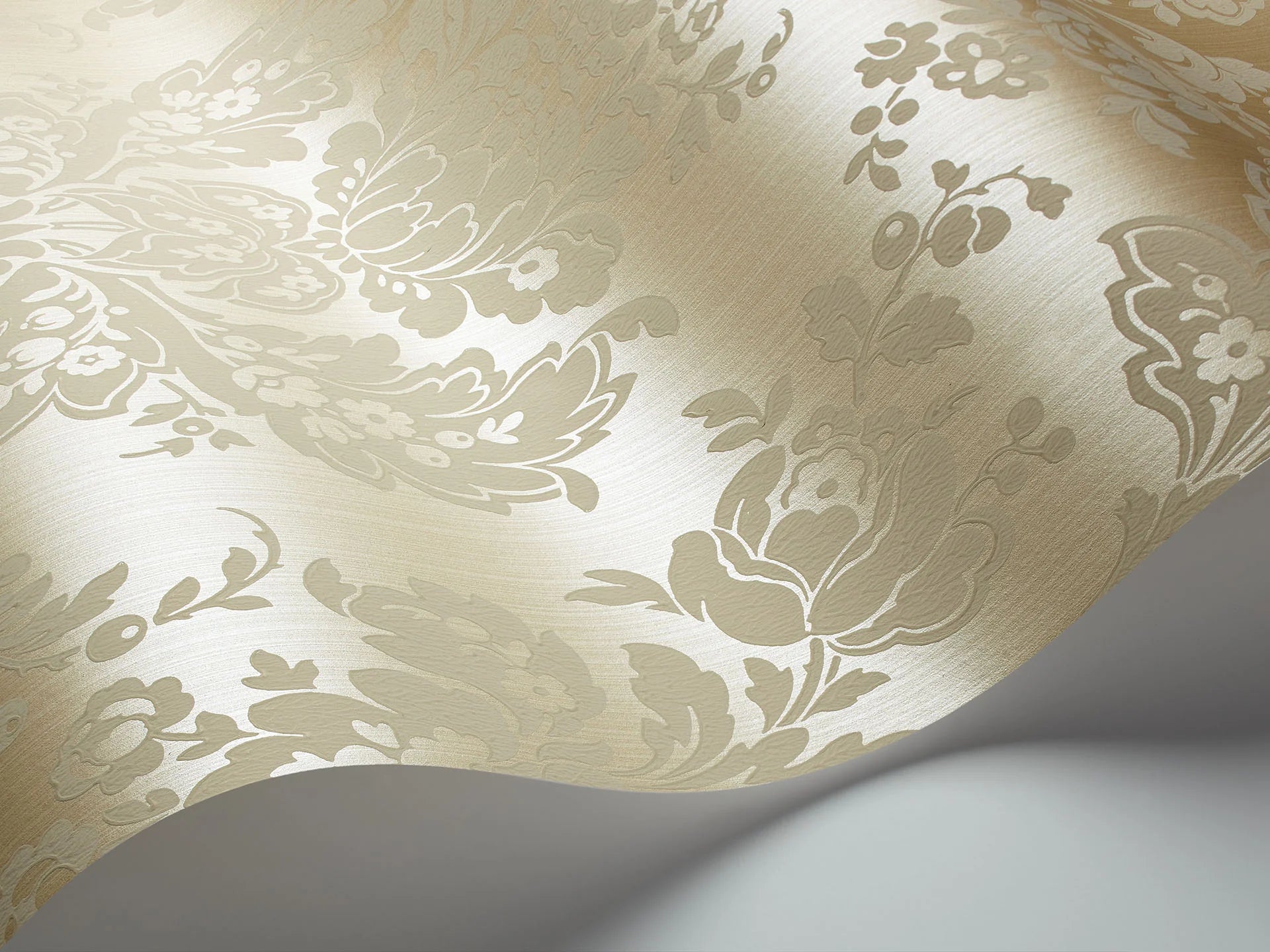 Cole & Son Mariinsky Damask Giselle, Mica Cream