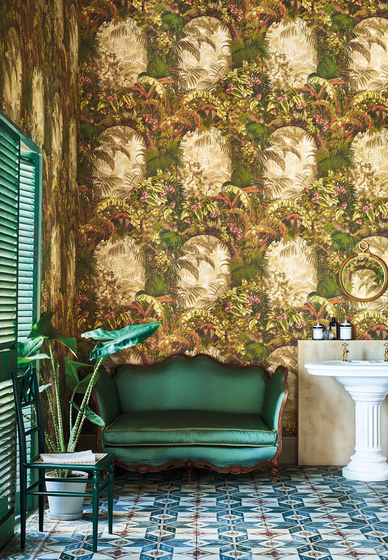 Cole & Son Seville Hispalis, Khaki Multi