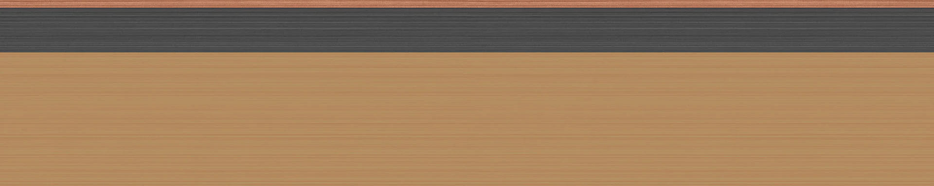Cole & Son Marquee Stripes Jaspe Border, Ginger, Black & Metallic Bronze