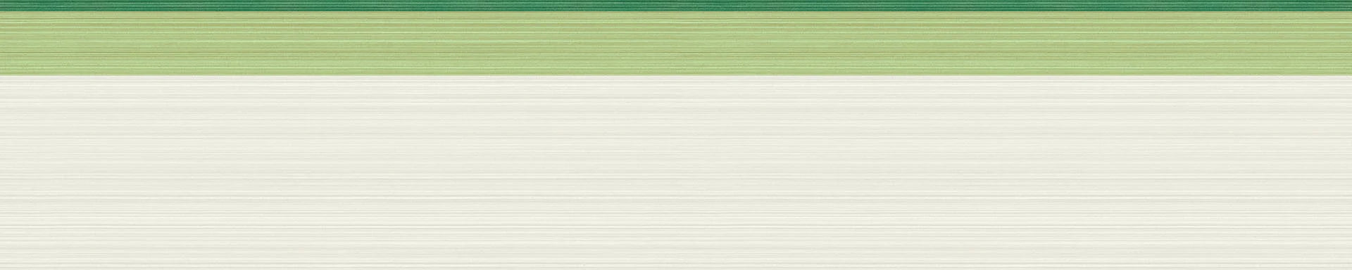 Cole & Son Marquee Stripes Jaspe Border, White, Green & Leaf Green