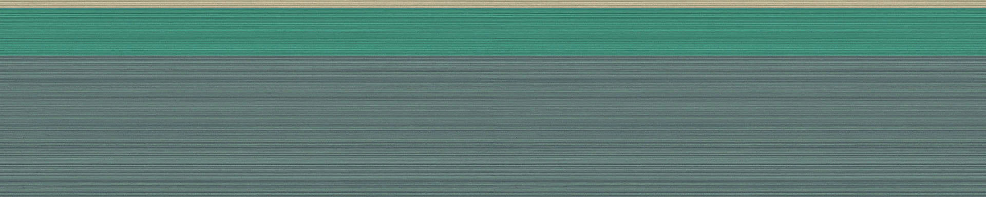 Cole & Son Marquee Stripes Jaspe Border, Viridian & Metallic Gilver
