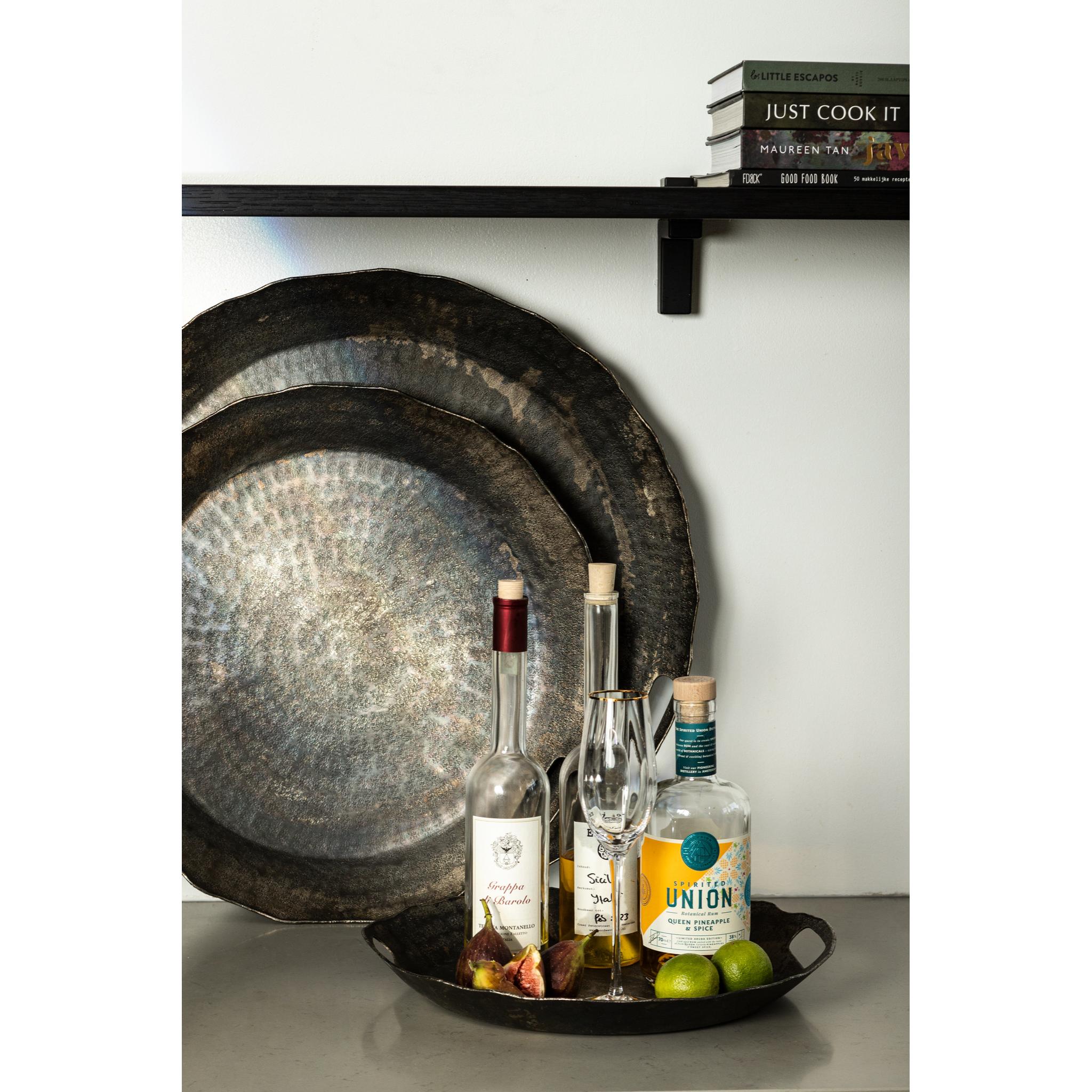 Tray Semin Rustic Silver Medium