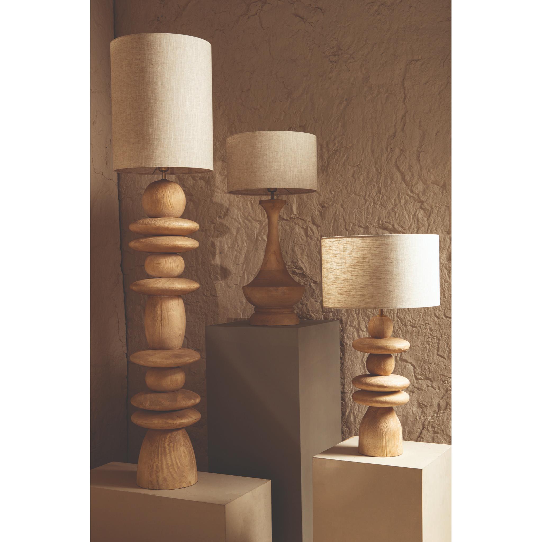 Table lamp base Callain Mango wood H: 45cm