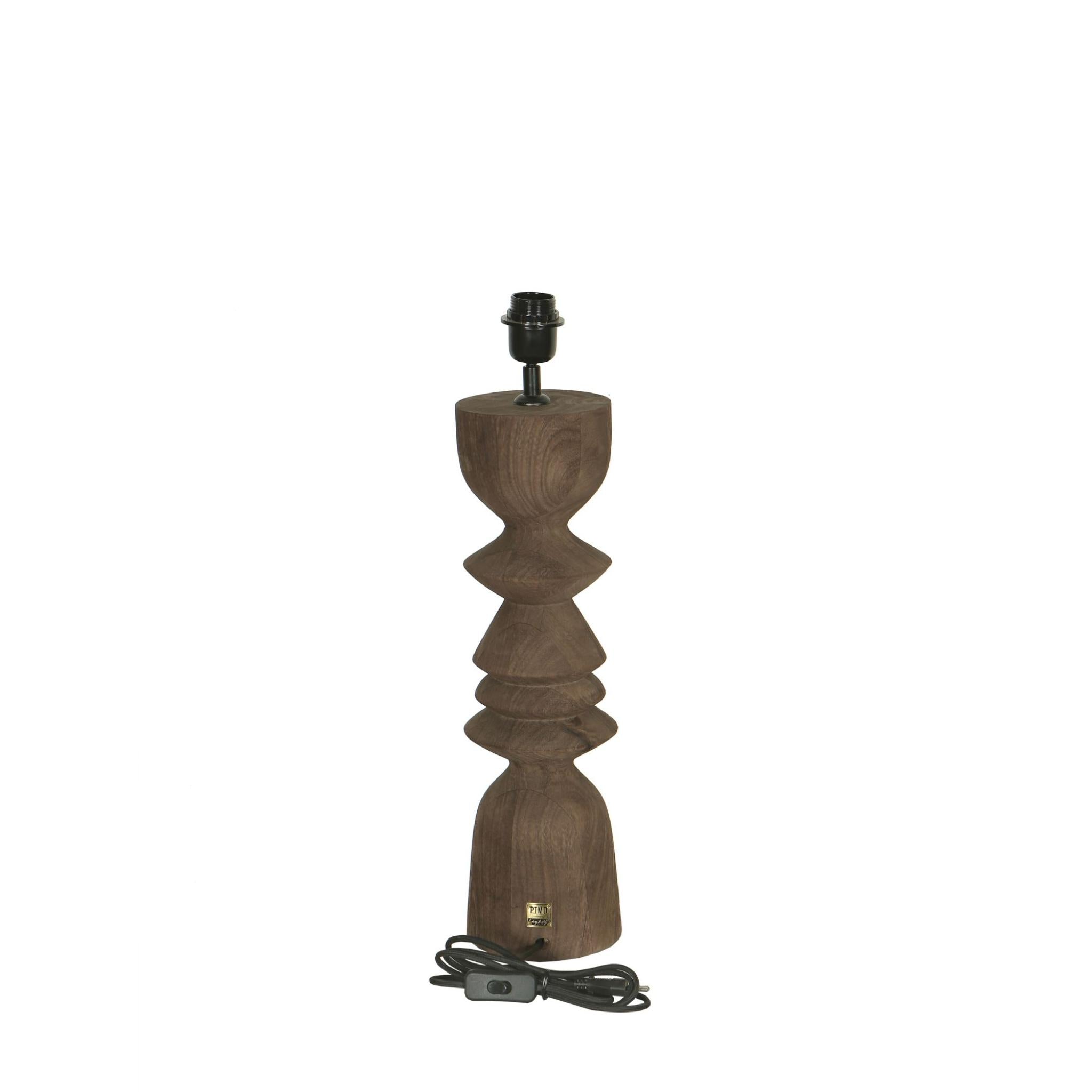 PTMD Tafellampvoet Elaine Bruin 50cm