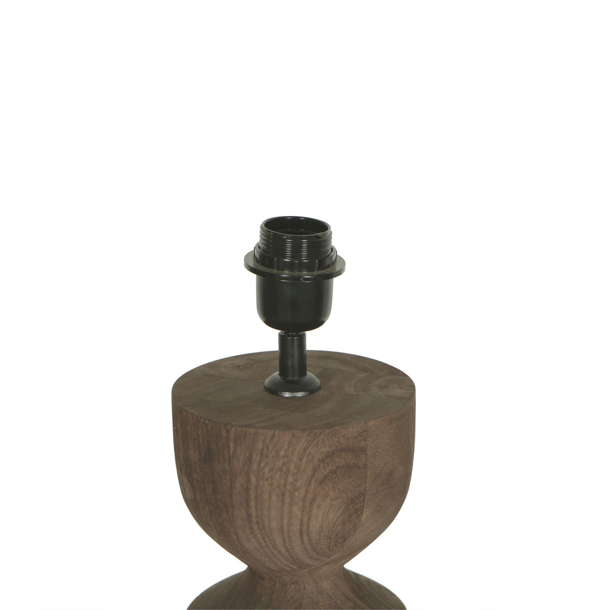 PTMD Tafellampvoet Elaine Bruin 50cm