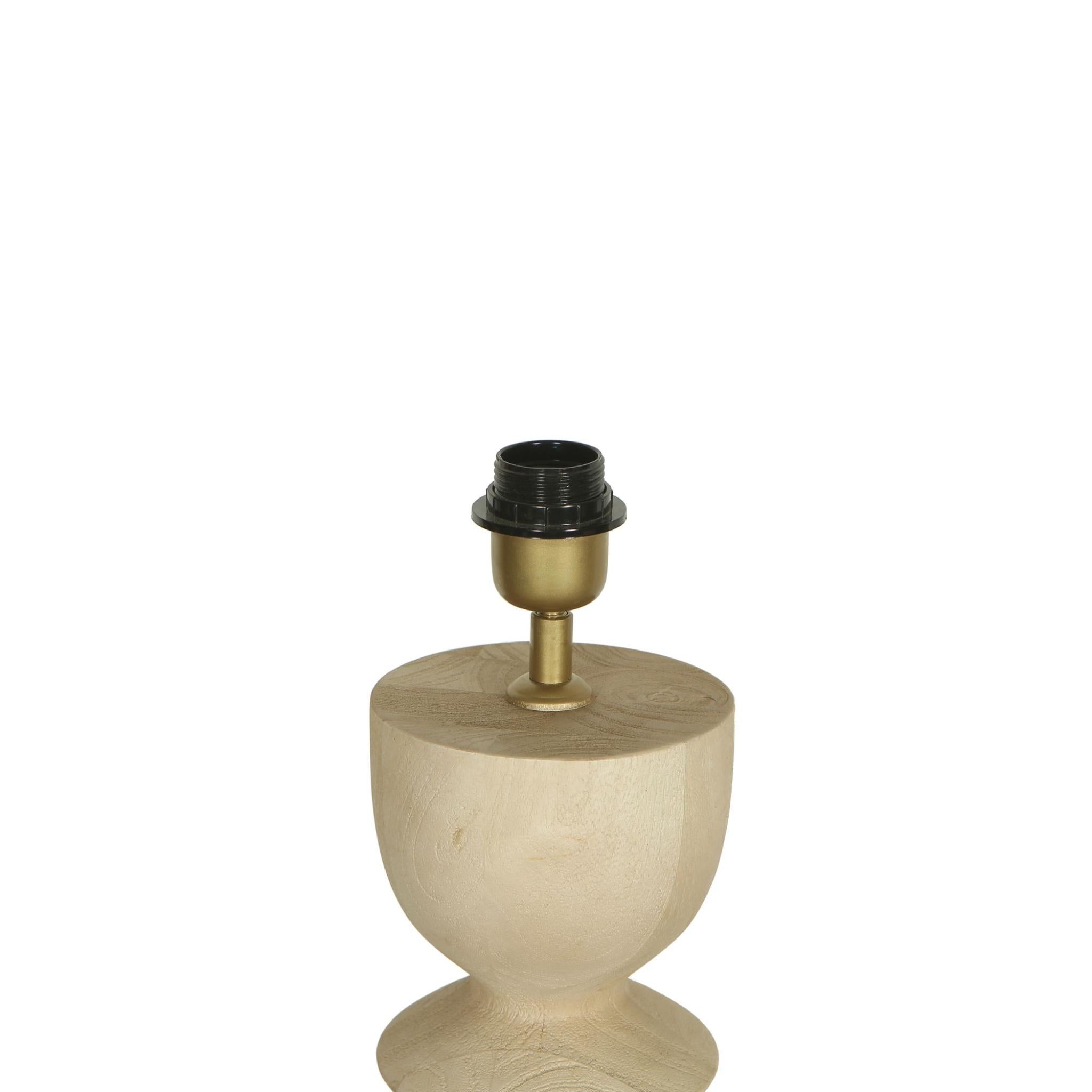PTMD Tafellampvoet Elaine Naturel 50cm