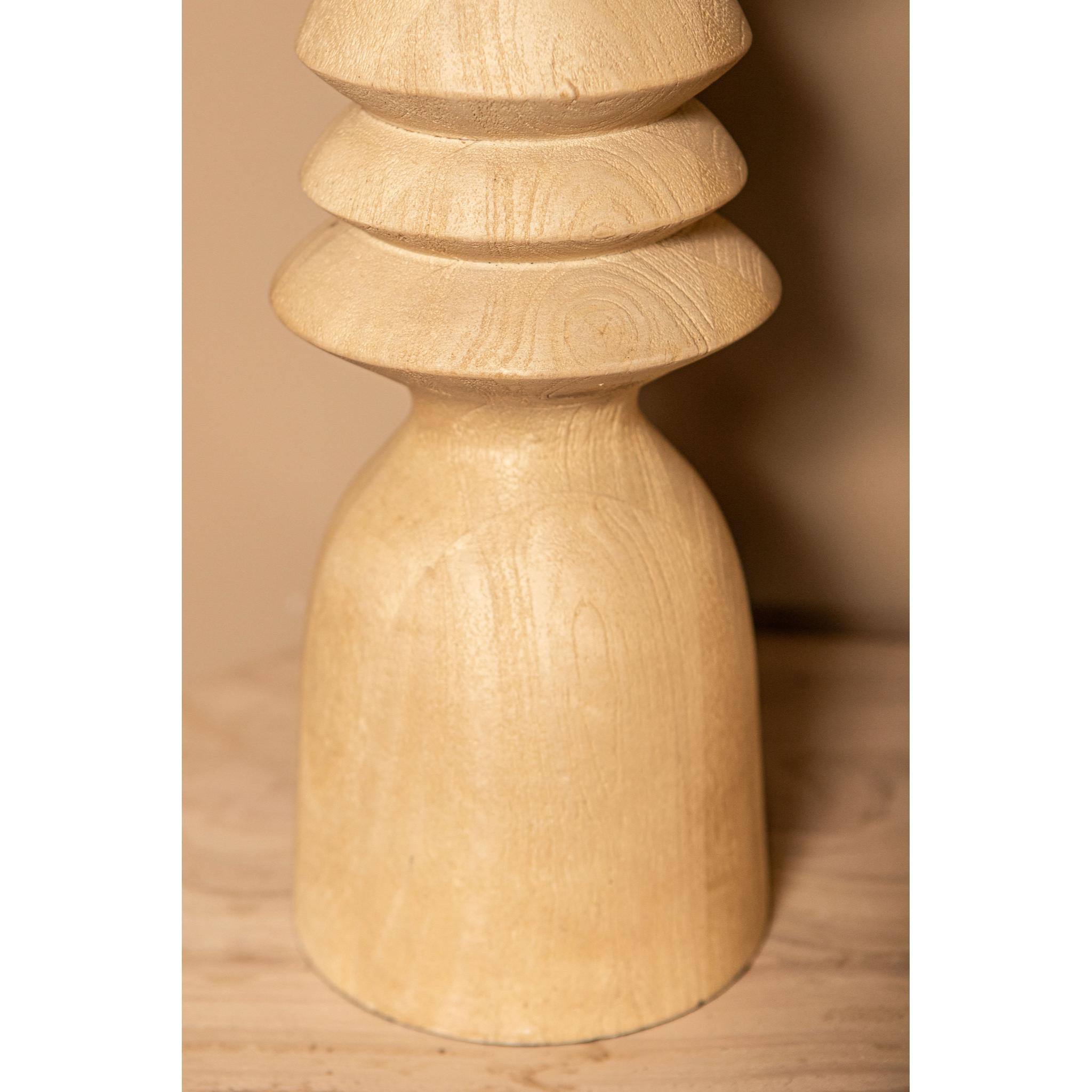 PTMD Tafellampvoet Elaine Naturel 50cm