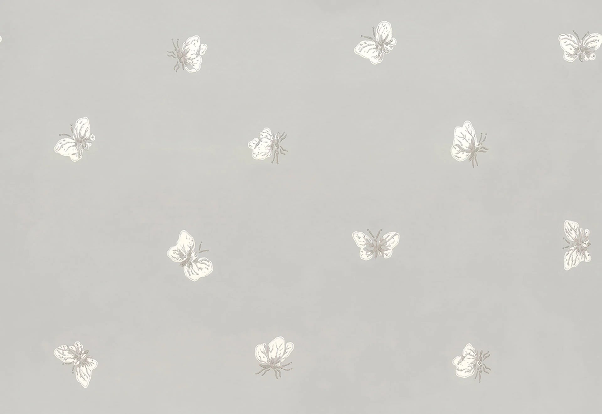 Cole & Son Whimsical Peaseblossom, White on Stone