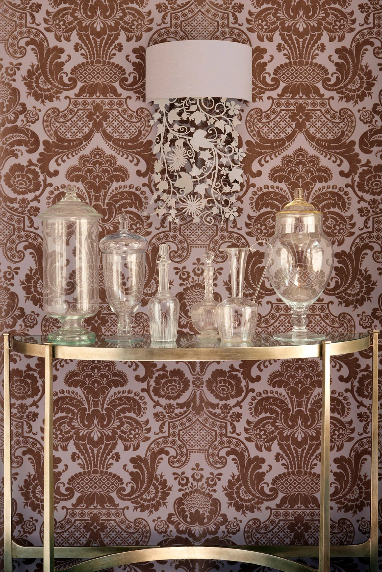 Cole & Son Mariinsky Damask Petrouchka, Mink