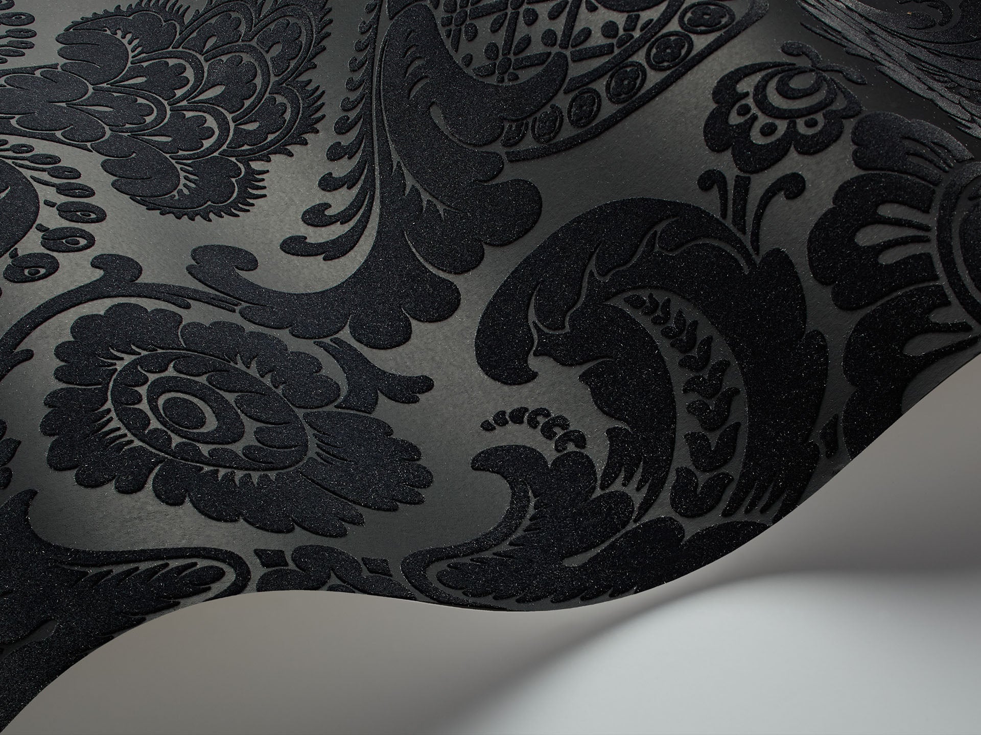 Cole & Son Mariinsky Damask Petrouchka, Charcoal
